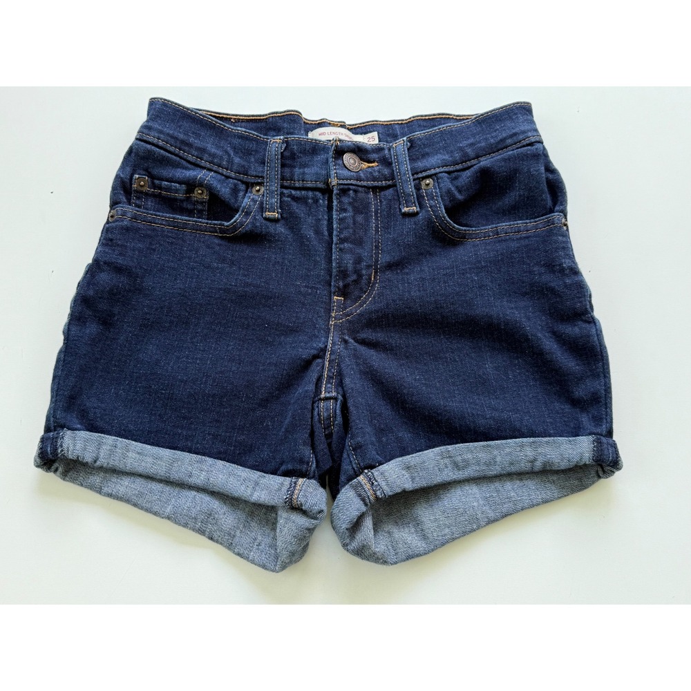 LEVIS MID LENGTH WOMEN'S SHORTS size 25